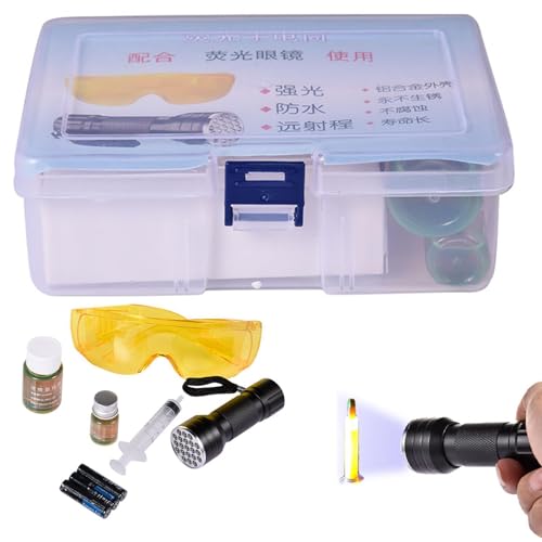 Oil Leak Detection Kit - AC Leak Detector Kit Automotive, UV Dye Leak