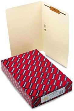 Manila Folders, One Fastener, End Tab, Legal, 11pt Manila, 50/Box