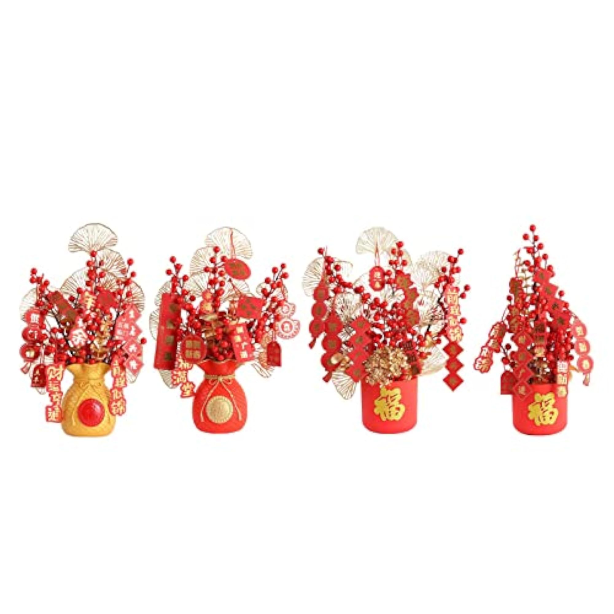 Blessing Bucket Set Bouquet Spring Festival Wedding Decor