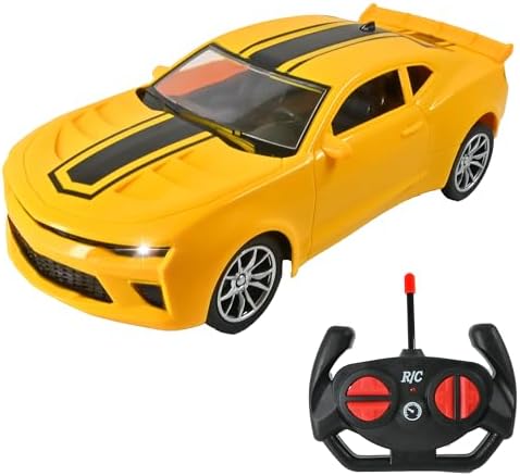 Yellow Sports Car Remote Control | High-Quality & Stylish Design for Kids