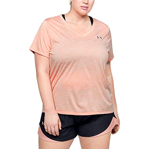 Image of Under Armour Plus Size Tech Solid Short Sleeve V-Neck