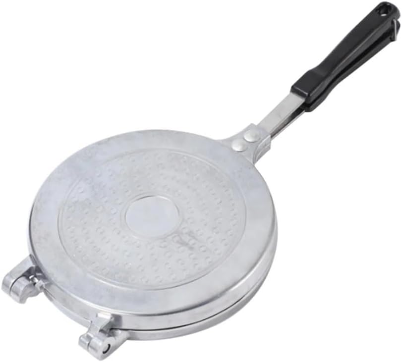 Double Sided Frying Pan Aluminum Alloy Nonstick Pancake Pan Sandwich Baking Pan Maker For Kitchen Omelets Pancakes Breakfast(A)