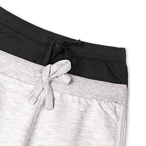 Image of Real Basics Premium Cotton Printed Shorts for Girls (Pack of 2)