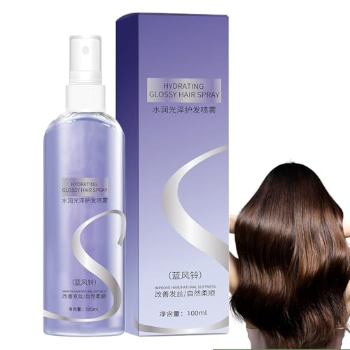 Acondicionador en Spray Sin Aclarado,Desenredante Intensivo - Aceite Perfumado Humectante Duradero para Cabello Rizado Dañado Desenredante Brillo Hogar