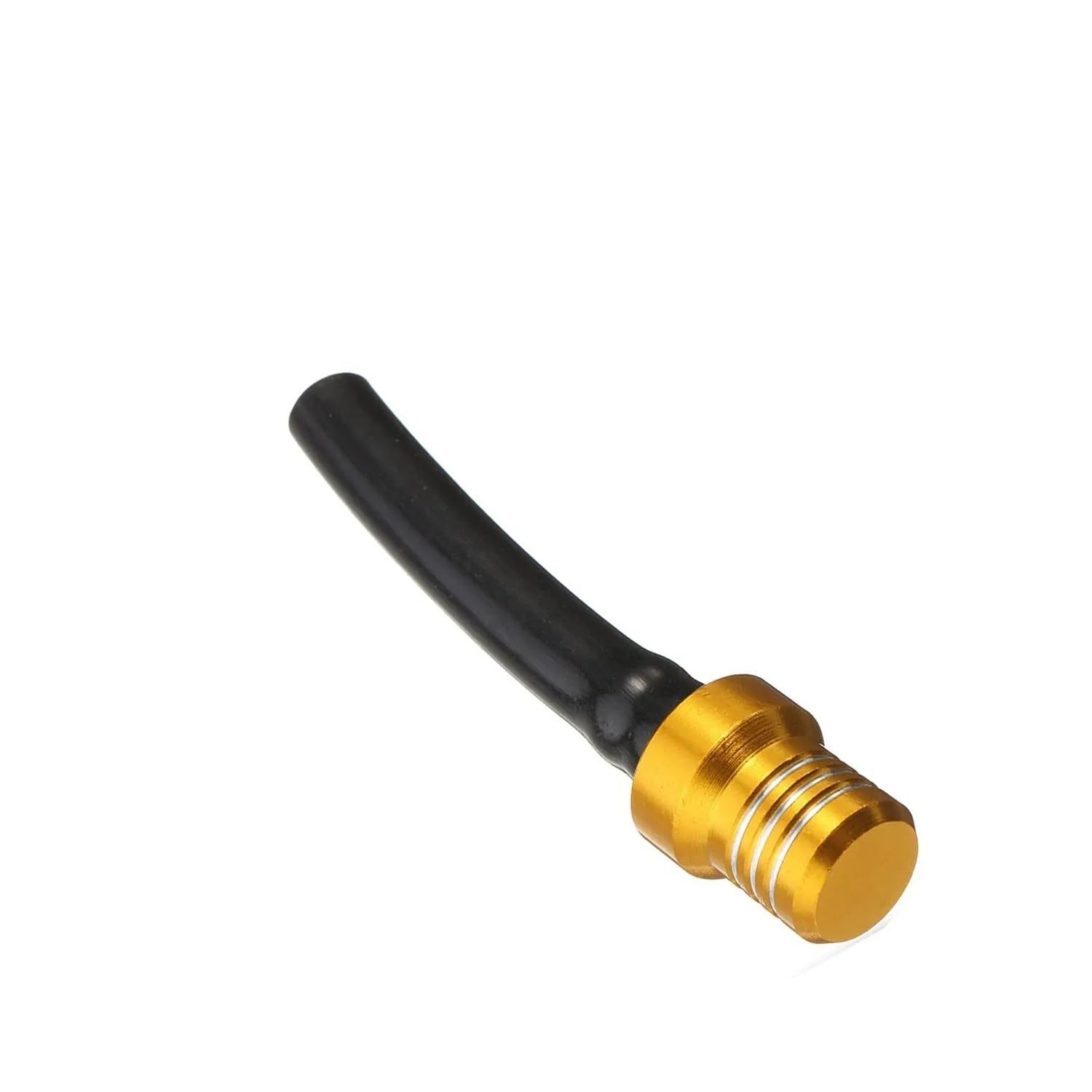 Geardrivex Gold Fuel Petrol Tap Switch Motorcycle Gas Fuel Cap Single Way Valves Vent Breather Hoses Tubes Fit For Motocross Atv Quad Dirt Pit Bike(Gold)