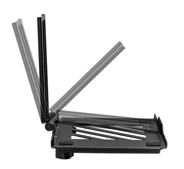 Image of LIONS HEAD Premium & Durable Laptop Stand | Adjustable Height Laptop Tray | Strong Metal Build | Tray Weight 2 kg Solid Metal | Model 2