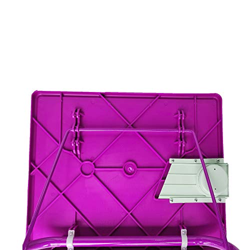 Image of TAVASYA Adjustable Table Mate - Multi Purpose Laptop & Kids Study Table - Pink Color TSYTM4 (Metal)