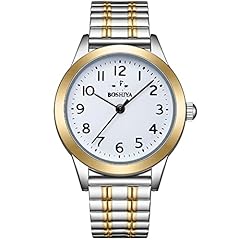Gold Silver-Arabic Numerals Dial