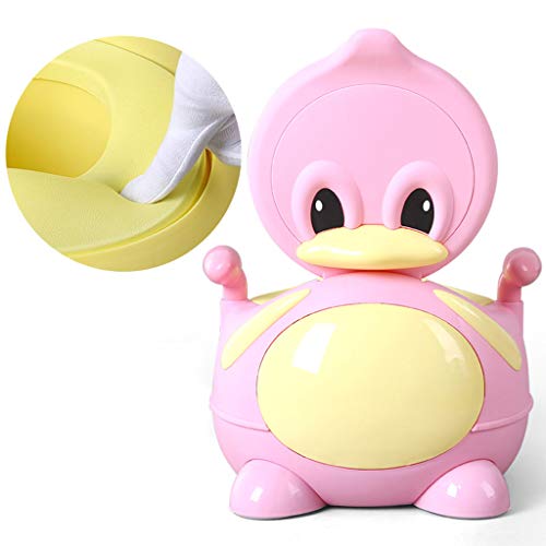 Summer Infant Potty Training Seat,Convenient Bathroom Training Seat for Girls and Boys,with PU Soft Seat(Pink)