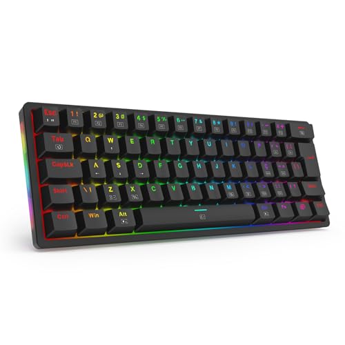 Teclado Gamer Redragon Akali, Mecânico, RGB, ABNT2, c/cabo 1,5m, Switch Brown - K642-RGB (PT-BROWN)