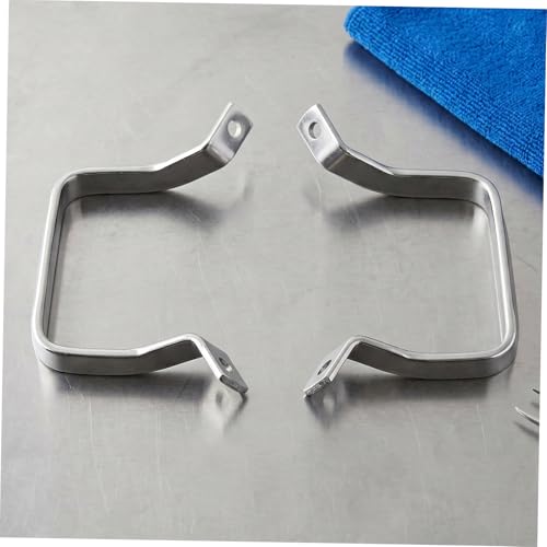 VICASKY 4 piezas mango de olla de acero inoxidable reemplazo orejas para ollas a presión ollas de vapor woks sartenes accesorios de cocina miniatura 4