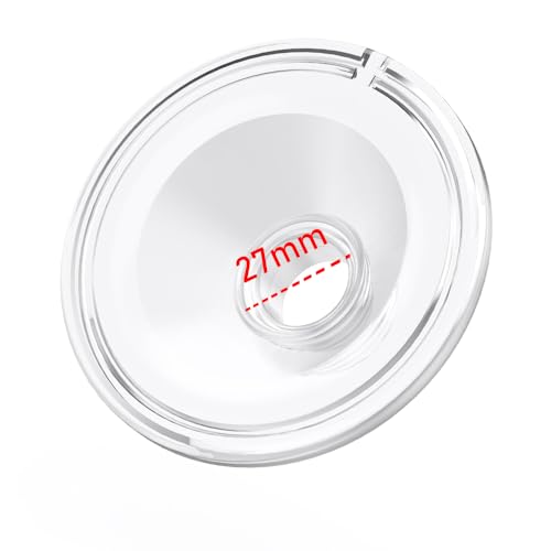 Image of 1pcs Silicone Flange 27mm Compatible with Momcozy S12 Pro/S9 Pro/TSRETE S12/kmaier S12 Breast Pump，Flange Wearable Breast Pump Replacement Accessories,Shield 27mm Flange Parts