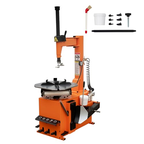 Albott 2HP Tire Changer Machine 110V Heavy-Duty Wheel Changer for 1022 Rims Outside Clamp 1017 Inside Clamp 1222 Tire Mounting and Demounting Tool for Home Garage & Auto Shop