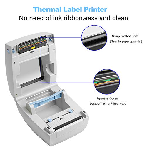 BESTEASY Label Printer,USPS Label Printer,4x6 Direct Thermal Printer,Commercial Grade Label Printer,High Speed,Clear Printing,Compatible with USPS,FedEx,Amazon, Ebay,UPS,Etsy,Shopify,etc