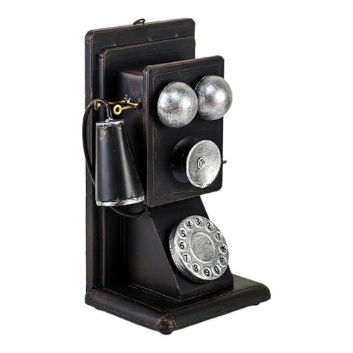 Figurine de téléphone rotatif vintage pour meubler un buffet vide avec style