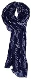 Ted and Jack - Sweet Symphony Allover Music Notes Scarf (Navy)