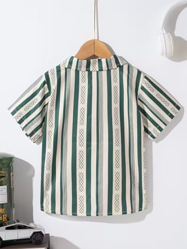 Image of TAGAS Boys' Shirt|Casual Short Sleeve Shirts for Kids | Button-Down Summer Shirts | Regular Fit Stylish Wear