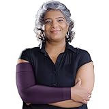 KEMFORD Compression Lymphedema Arm Sleeves for Women - 1 Pair - Medical Arm Brace for Swelling, Edema, Circulation