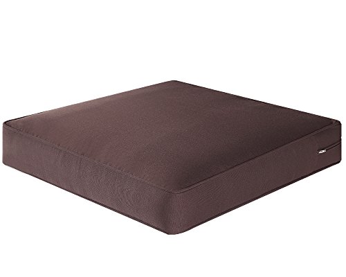 Image of QILLOWAY Outdoor /Indoor Furniture Cushions Set,Replacement Deep Seat Cushion for All WeatherPatio Chair Furniture (Coffee)