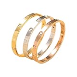 New 2026 Unisex Stainless Steel Bracelet For All Seasons For-Selling Personalized Design With One Heart And Diamond Perfect For Gift For Special Occasions Jewelry Fashion Accessories Creative Gift