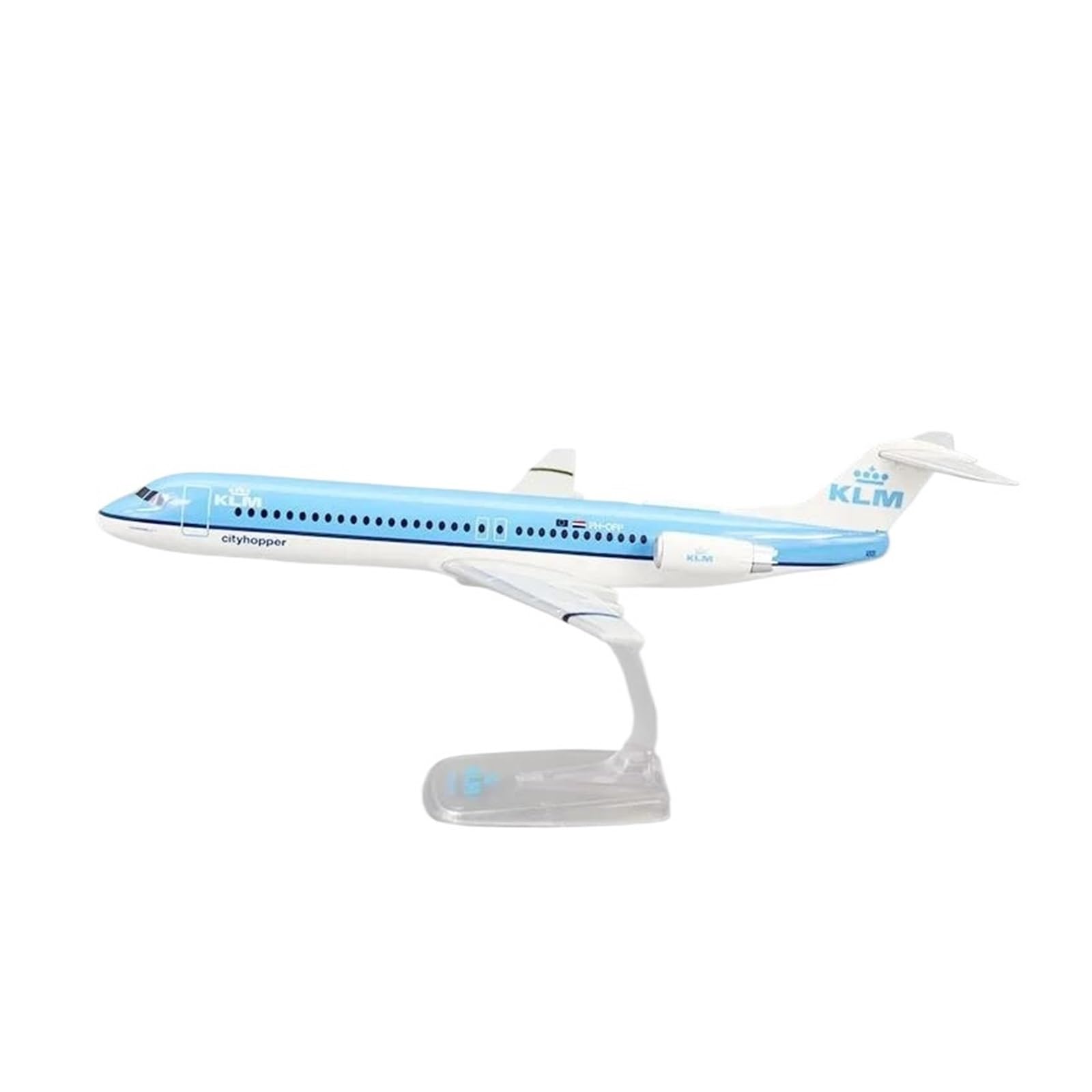 Aereo in Metallo pressofuso Scala 1:100 per Modello di Aereo FK-100 Giocattolo per Collezione, repliche di Aerei in Miniatura per Raccolta ed Esposizione
