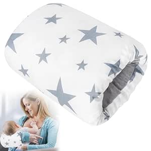 Baby Feeding Arm Pillow - Soft Cotton Nursing Support for Newborns