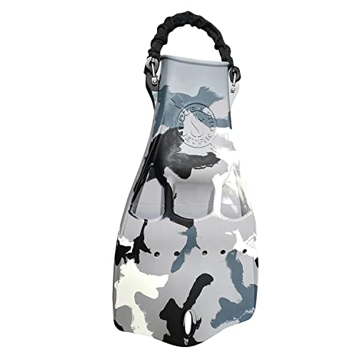 SCUBAPRO Jet Diving Fin with Spring Heel Strap (White Camo, XL) by SCUBAPRO - Used condition - US$172.64