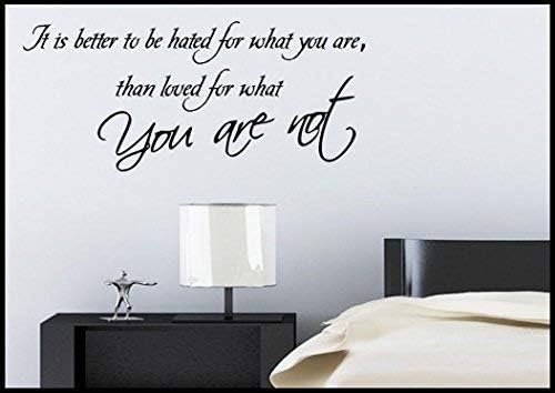 Love Loved Life Quote Wall Sticker Bedroom Room Decal Mural Transfer Art Tattoo WSD516, Aqua Green Gloss, 114cm x 50cm
