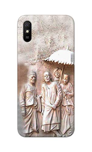 Image of Printed Hard Back Cover Case for Mi Redmi 9A | Mi Redmi 9AT | Mi Redmi 9A Sport Back Cover (Sai Baba) -1803