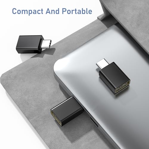 image for Basesailor USB C to USB Adapter 3Pack,USB C Male to USB A 3.0 Female A