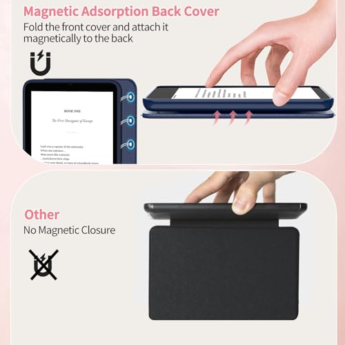 Sanyetral Protective Case with Magnetic TPU Back and Auto Wake/Sleep Function, Not for TCL Nokia Remarkable -Blue by Sanyetral - Image 5