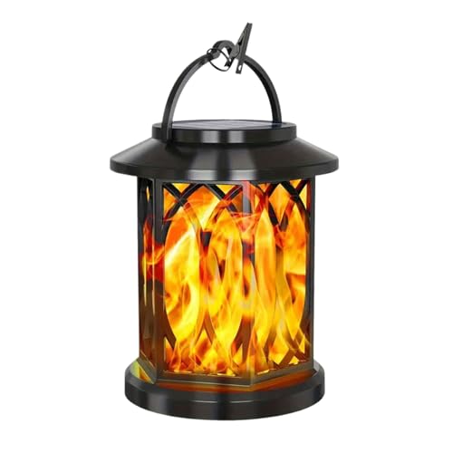 Lanterne Solaire Extérieur | Lampe Étanche pour Allée,Lampes Suspendables Résistantes aux Intempéries pour Jardin, Allée, Entrée, Balcon, Clôture, Terrasse de Piscine, Pergola,