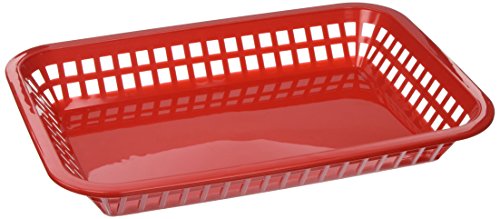 TableCraft 1079R 11-3/4\" Red Mas Grande Platter Basket - Dozen