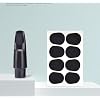 Saxophone Mouthpiece Cushions,Clarinet Mouthpiece Pad, 0.8mm(16 paces) Black