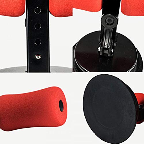 TOSAMC Sit-ups Assistant Device,Household Fitness Equipment for Abdominal Muscle Exercise Machine Portable Self-Suction Situp bar (Black) - Thumbnail 2