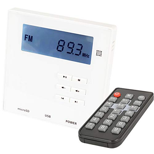 SMART HOME WALL MOUNTED BLUETOOTH AMPLIFIER – Mini Music Amp System *WORKS WITH ECHO/ALEXA* – Stereo HiFi Accessories Kit – Compact Wireless FM Receiver Audio Sound Player – Home & Kitchen - Loops