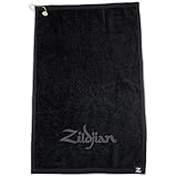 zildjian sticks review Schwarzes Handtuch mit hellerem schwarzem Zildjian-Logo