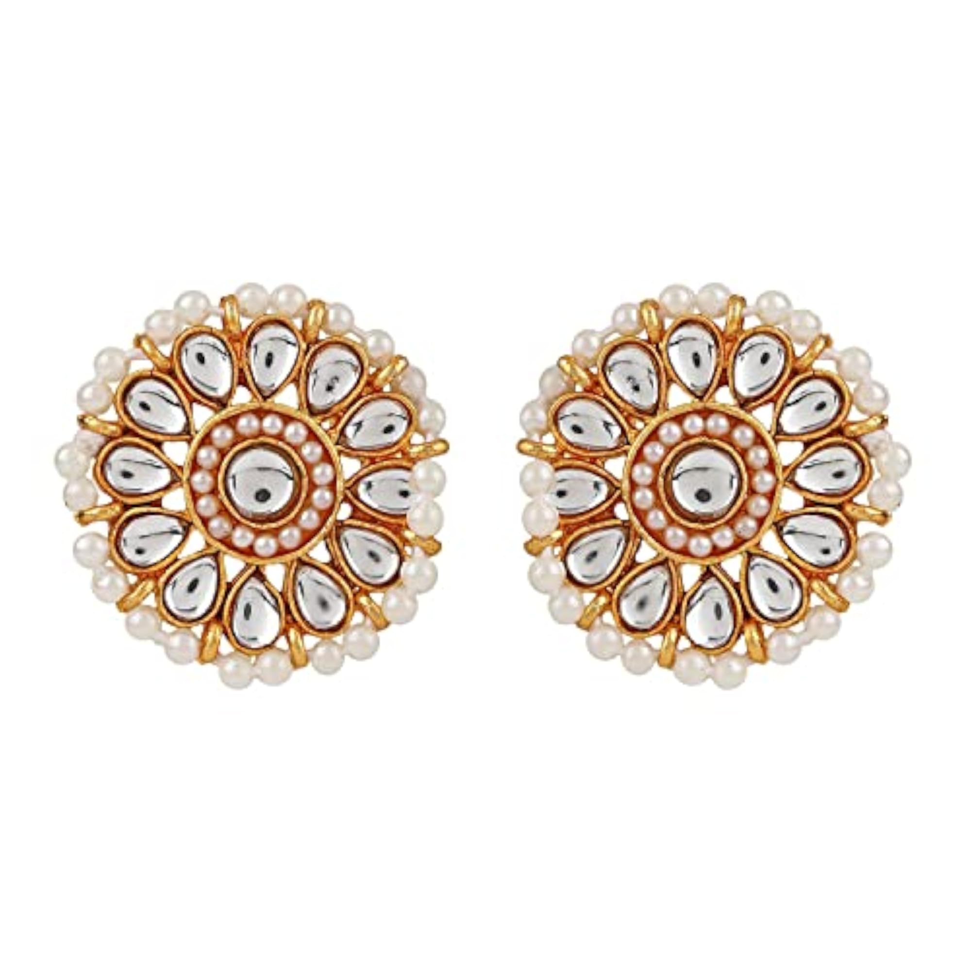 Stylish Choker Traditional Pearl Kundan Necklace Set