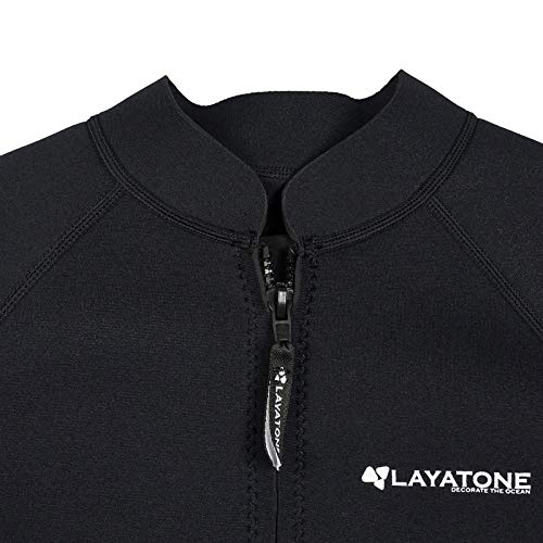image for LayaTone Wetsuit Top Women 3mm Neoprene Jacket Surfing Scuba Diving Su