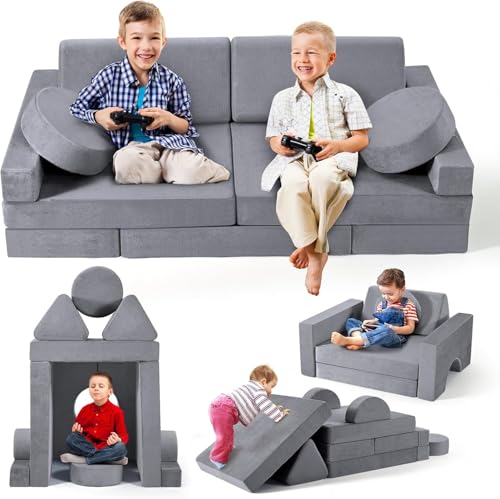 Kids Play Sofa Bed, Modular Toddler Armchair Couch for Playr
