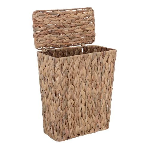 Poubelle en Herbe Tressée KICHOUSE Corbeille Style Rustique Chic