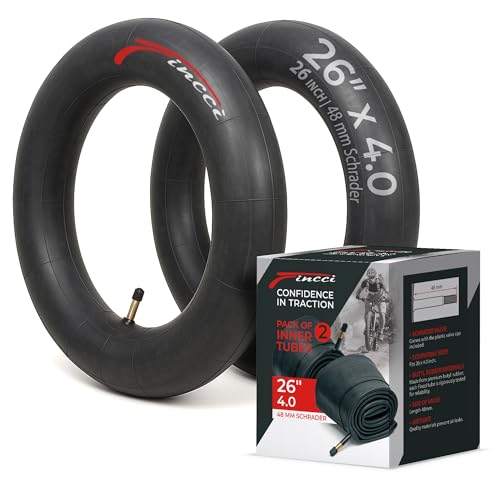 Fincci 26x4.0 Fat Tire Bike Inner Tubes