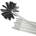 Deflecto Dryer Duct Cleaning Kit, Lint Remover, Extends Up To 12 Feet, Synthetic Brush Head, Use With or Without a Power Drill