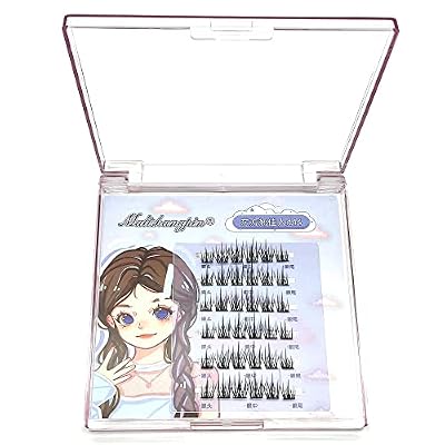 Segmented Eyelashes D44 Self Grafting Sunflower Lazy Trilogy Fake Eyelashes Natural Simulation Single Cluster Eyelash Extension for Beginners