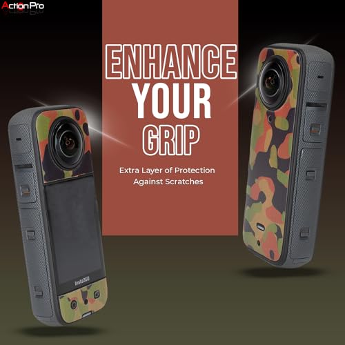 Image of Action Pro Camera Waterproof Skin Compatible with Insta360 X3 Action Camera (Army)