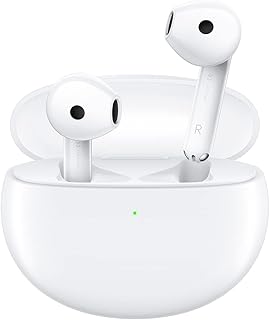 OPPO Enco Air 2 - Wireless Bluetooth Earbuds - Semi In-Ear Wireless Earpiece - Noise Reduction - 24H Battery Life - Ultra Lightweight - Innovative Design - IPX4 Water Resistant - White [FR Version]