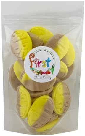 Swedish Candy BUBS Banana Toffee Ovals Gummy Candy Soft & Chewy - 2