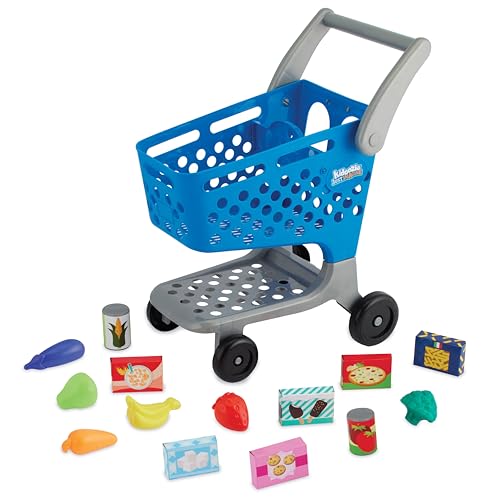 Kidoozie Just Imagine Shopping Cart Playset Age 2+ Pretend Play Kitchen Food Grocery Cart by Kidoozie - Used condition - US$33.24