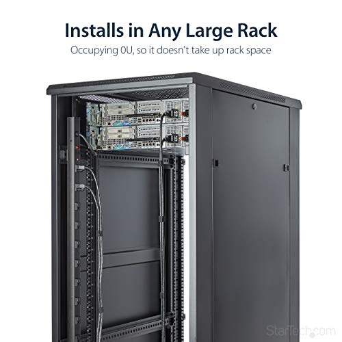 StarTech.com Multitoma para rack 24 tomas 120V 15A 10 ft RKPW247015 Negro miniatura 3