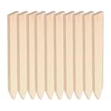 Estacas De Madera para Plantas,10 Piezas Marcadores y Señales de Establo Rústicos Decorativos | Postes Señales Jardín Madera | para Jardín, Plantas, Árboles, Cercas, Topografía, Marcaje, Límites Y